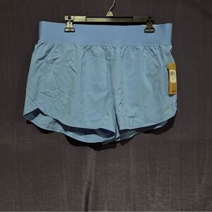 NWT ASICS Women's Light Blue Athletic Running Shorts